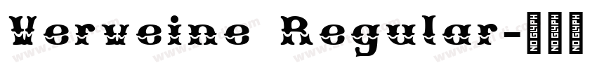 Verveine Regular字体转换